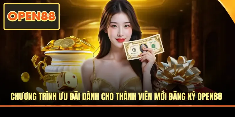 Ưu đãi dành cho thành viên mới tạo tài khoản OPEN88